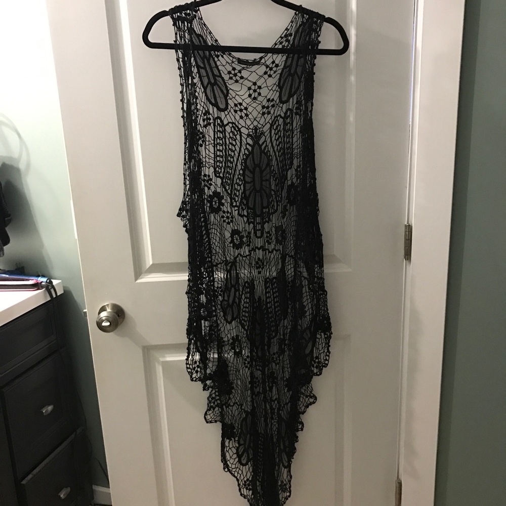 Tank top cardigan